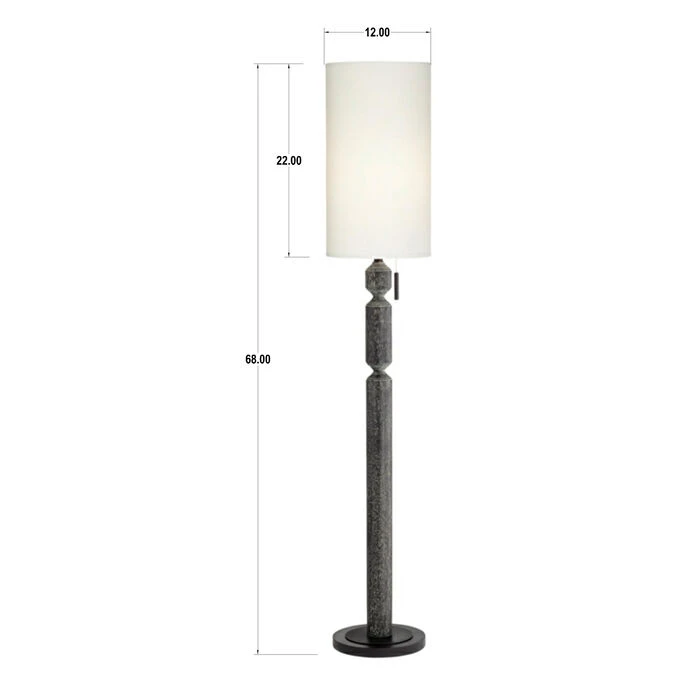 Adelis Black Floor Lamp - Image 5