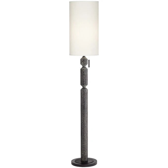 Adelis Black Floor Lamp