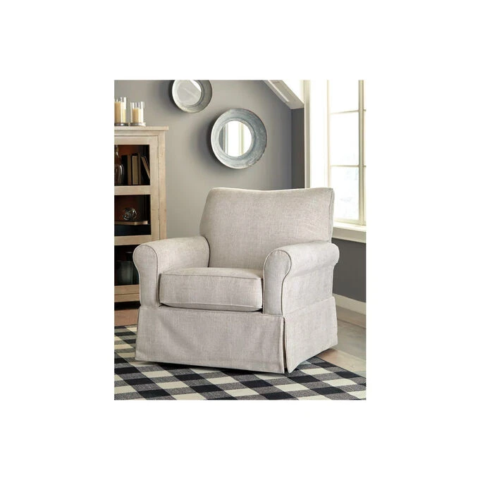 Searcy Quartz Swivel Glider Accent Chair - Image 6