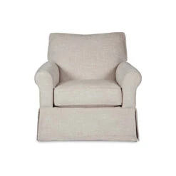 Searcy Quartz Swivel Glider Accent Chair