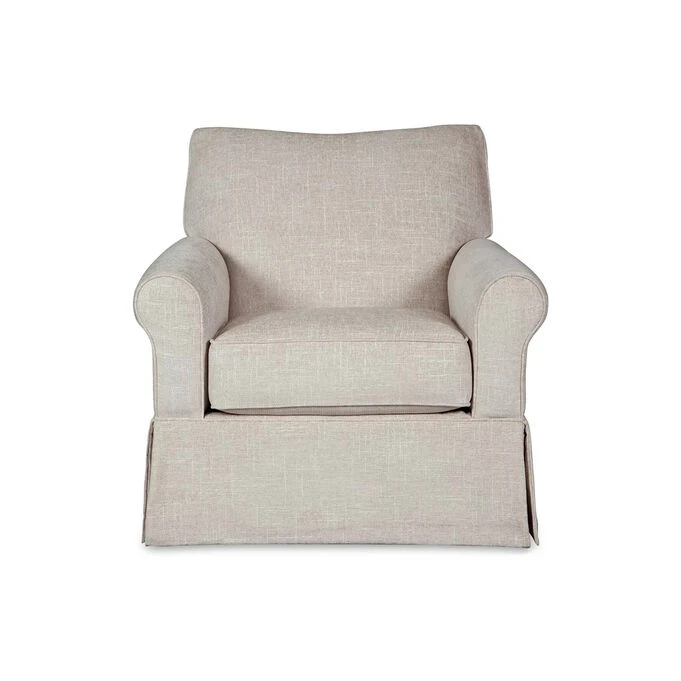 Searcy Quartz Swivel Glider Accent Chair