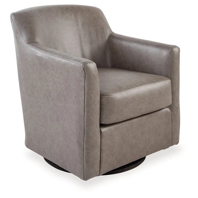Bradney Fossil Swivel Accent Chair