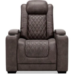 HyllMont Gray Power Recliner