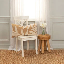 Rebecca Gold Down Filled Lumbar Pillow