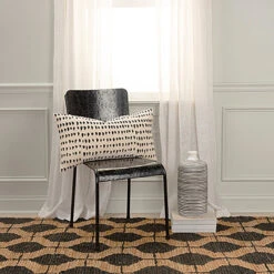 Ink Dot Down Natural Filled Lumbar Pillow