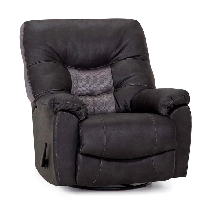 Franklin Yogi Slate Air Swivel Recliner